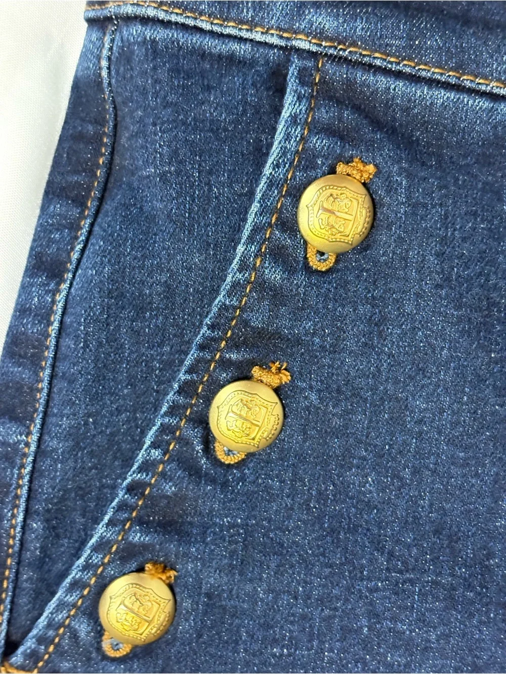Talbots Dark Blue High-Rise Flare Jeans